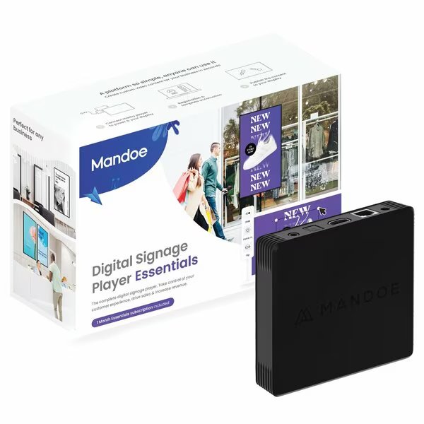 DIY Essentials Instant Digital Signage Media Player, Mandoe, Mfr#: COM3015